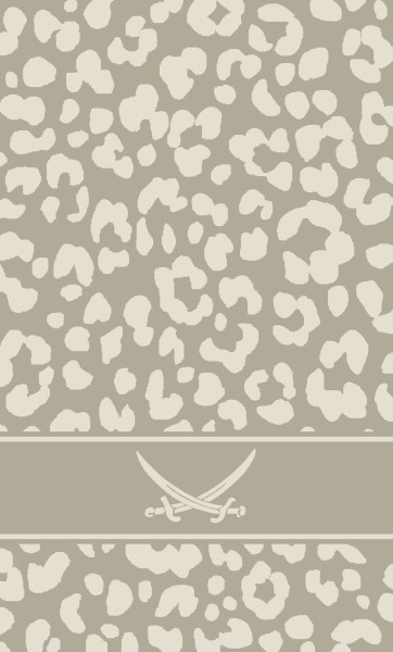 Badematte SANSIBAR LEO in taupe aus Polyacryl