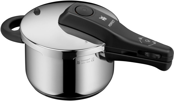 Schnelltopf WMF PERFECT NEW in silberfarben aus Metall