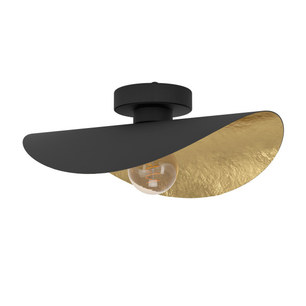 Deckenleuchte SACEDA in schwarz aus Metall