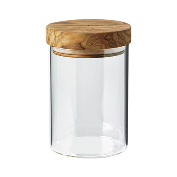 Behälter BERARD mit Deckel in natur aus Glas