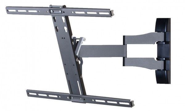 Wandhalterung WS 100 SLIM in schwarz aus Stahl