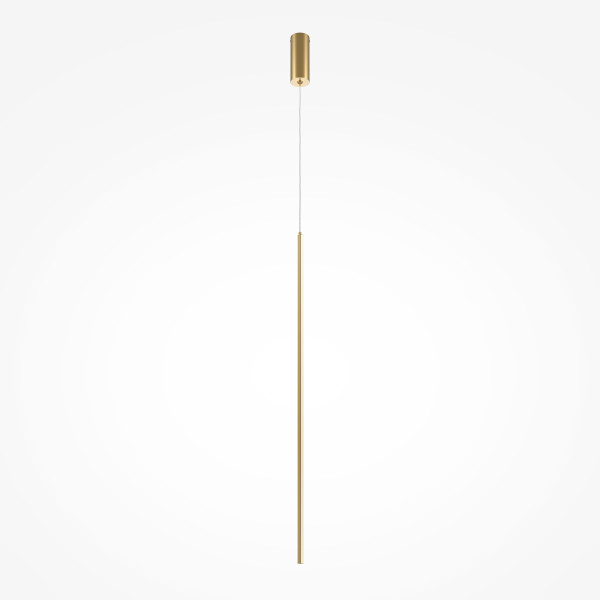 Pendelleuchte HALO in messingfarben aus Aluminium