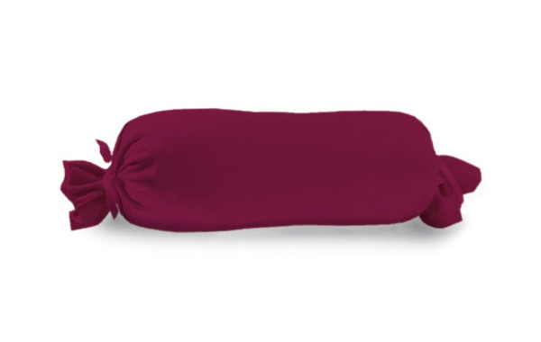 Nackenrollenbezug Jersey bord. in bordeaux aus Jersey