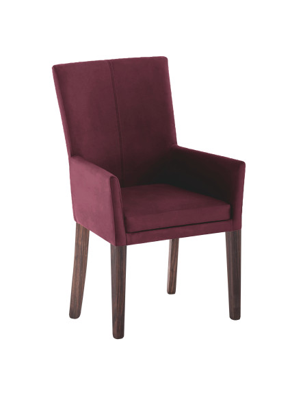 Polsterstuhl COLORADO in  Nirvana rot