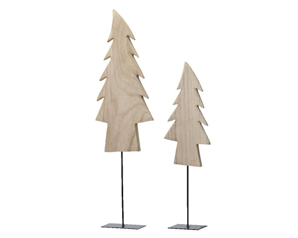 Weihnachtsbaum klein in natur aus Holz