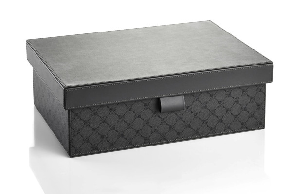 Box L JOOP! CORNFLOWER in anthrazit aus Kunstleder