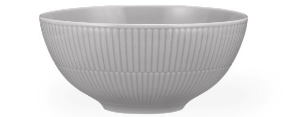 Schüssel AMINA in grau aus Porzellan