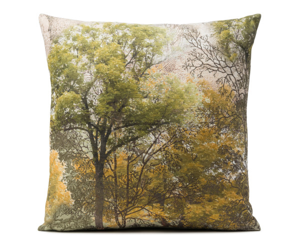 Kissenhülle FORREST in oliv aus Polyester