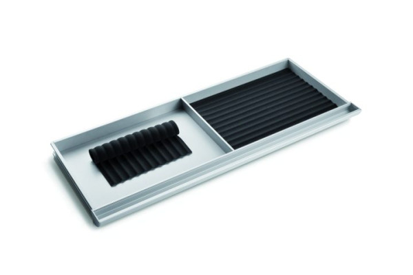 Polsterecke KOINOR ELEMENTS in grau aus Stoff