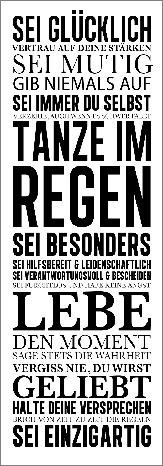 LED Untersetzer – Und vergiss nicht glücklich zu sein