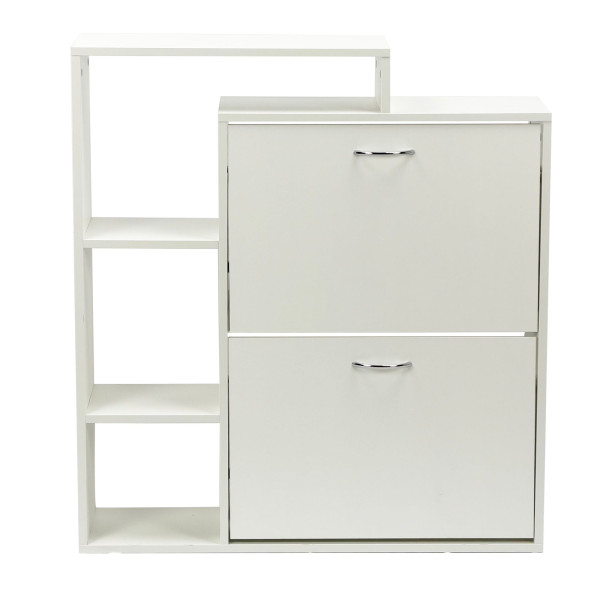 Schuhschrank in weiß aus Holz