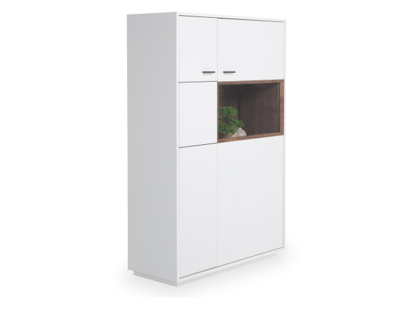 Highboard HARPER IZARRA in weiß aus Dekor
