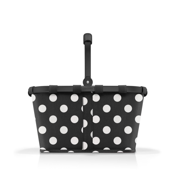 carrybag reisenthel - FRAME dots white in schwarz aus Polyester