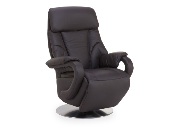 Relaxsessel Elastoform SANDRO in mocca aus Leder