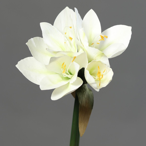 Kunstblume Amaryllis in creme