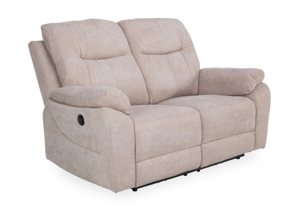 Sofa 2 Sitzer HARPER HOSSA in beige aus Stoff