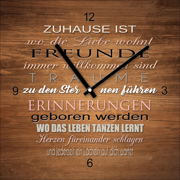 Wanduhr FREUNDE