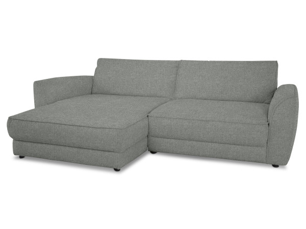 Polsterecke SYSTEMPOLSTER ZAARA in grau aus Stoff