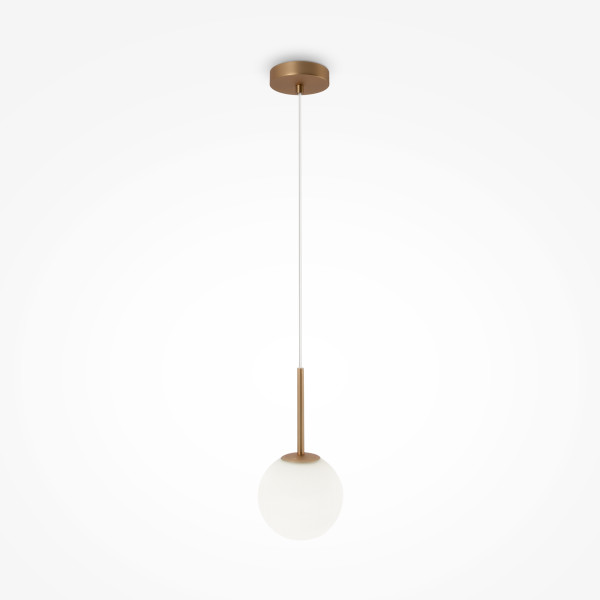 Pendelleuchte BASIC FORM in goldfarben aus Metall