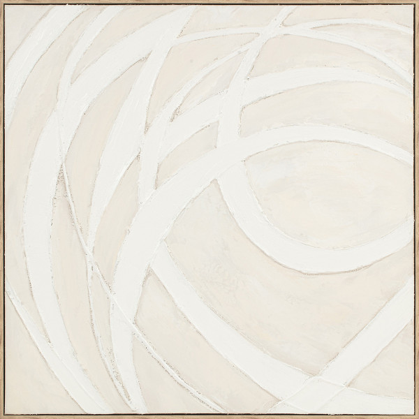 Keilrahmenbild NATURAL LOOPS in beige aus Holz