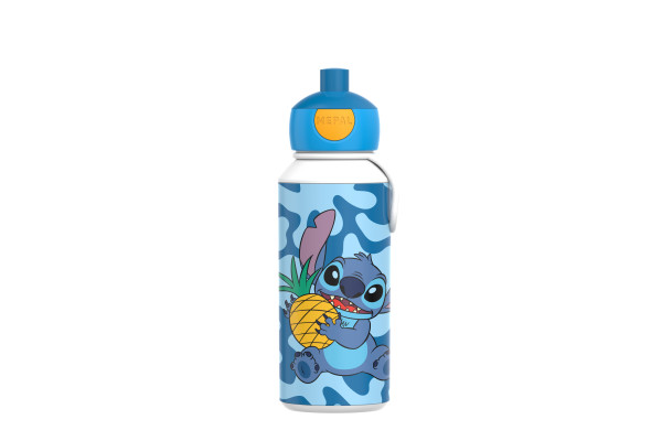 Trinkflasche STITCH in hellblau aus Kunststoff