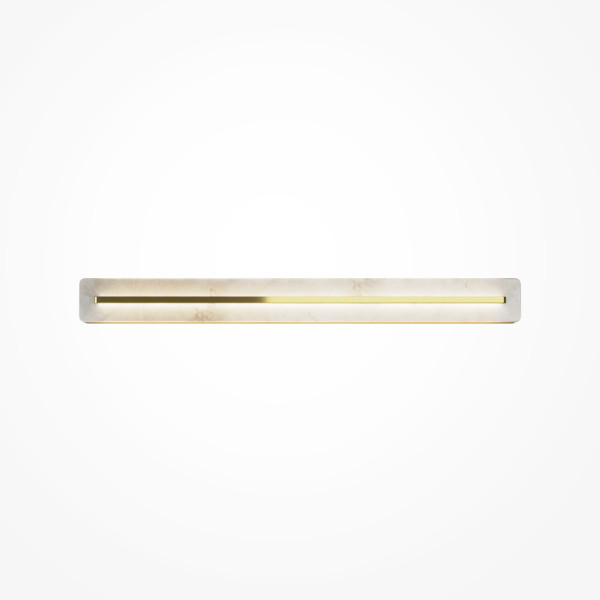 Wandleuchte ALBATRE in messingfarben aus Metall