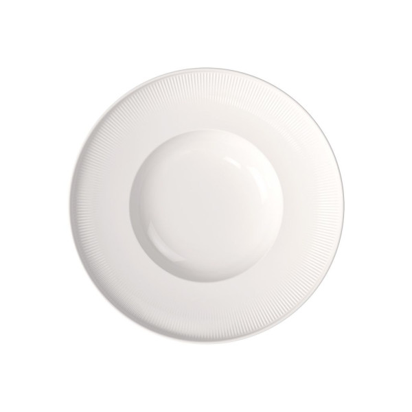 Suppenteller AFINA in weiß aus Bone China