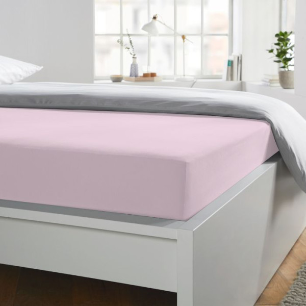 Spannbettlaken Jersey zartrosa