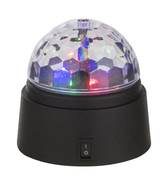 Tischleuchte DISCO in schwarz aus Kunststoff