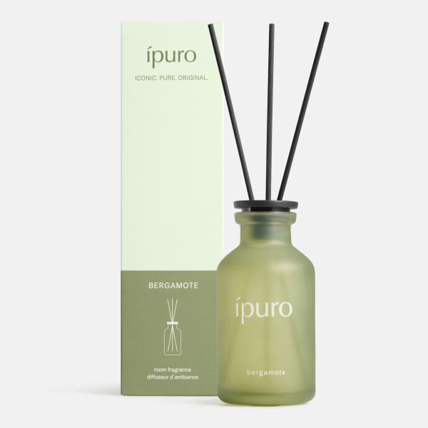 Raumduft ipuro BERGAMOTE in grün aus Glas