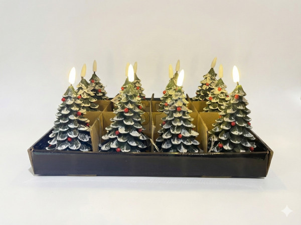 Kerze Baum LED in grün