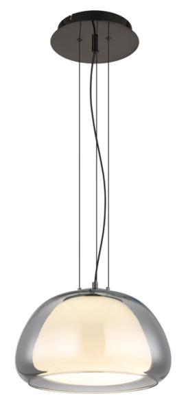 Pendelleuchte in schwarz aus Metall