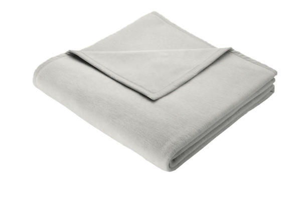 Wohndecke COTTON HOME silber