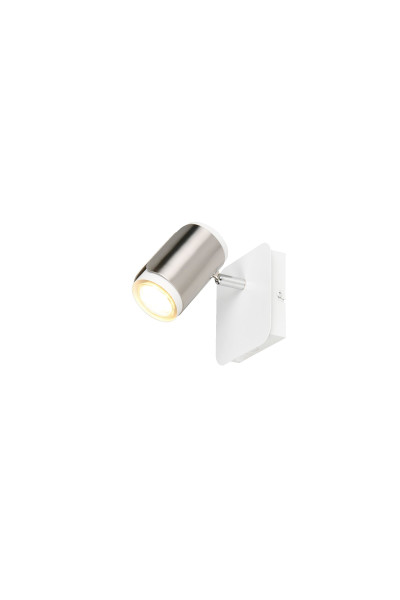Strahler GILLAN in Nickel aus Metall