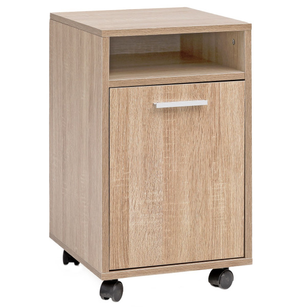 Rollcontainer in  Braun aus Holz