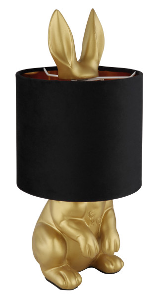 Tischleuchte RABBIT in goldfarben aus Kunststoff
