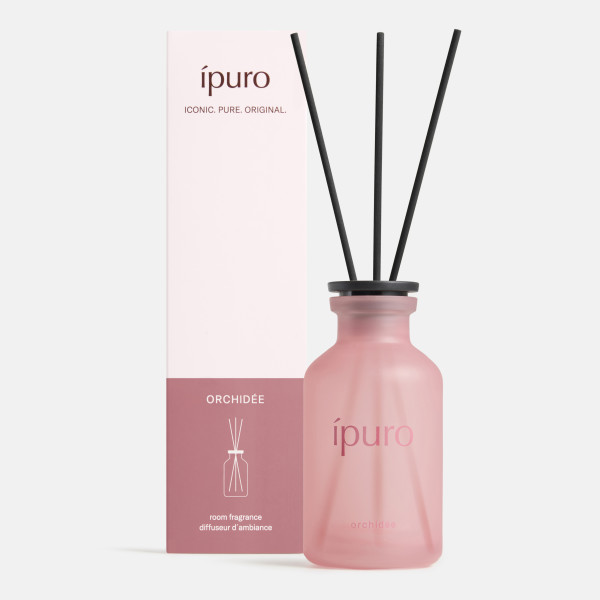 Raumduft ipuro ORCHIDEE in rosa aus Glas