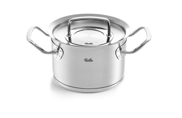 Kochtopf Fissler Profi Collection in silberfarben aus Metall