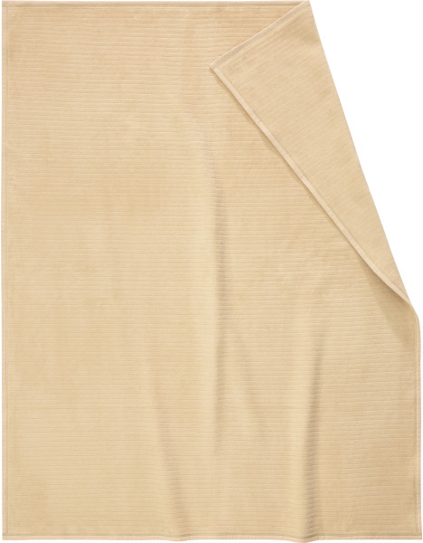 Wohndecke FEEL in beige aus Mischgewebe