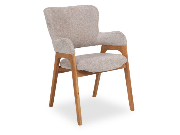 Armlehnstuhl HARPER MANCEY in elfenbein