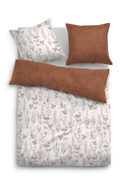 Bettwäsche TOM TAILOR Satin in terra aus Baumwolle