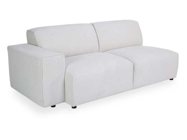 Sofa SANSIBAR 2,5 Sitzer MJOLDEN in snow aus Stoff