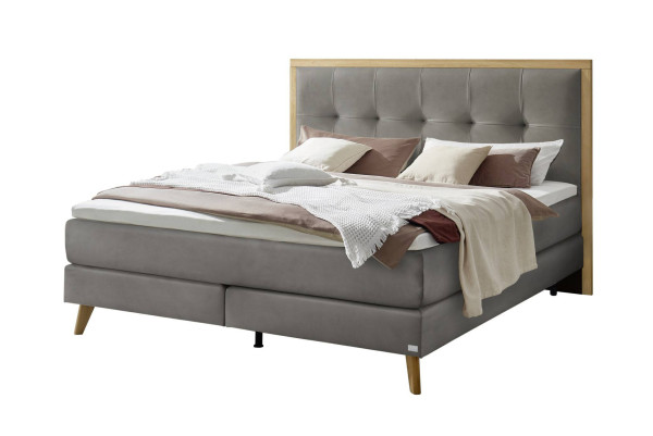 Boxspringbett HASENA MARISOL in 835-Monet steel