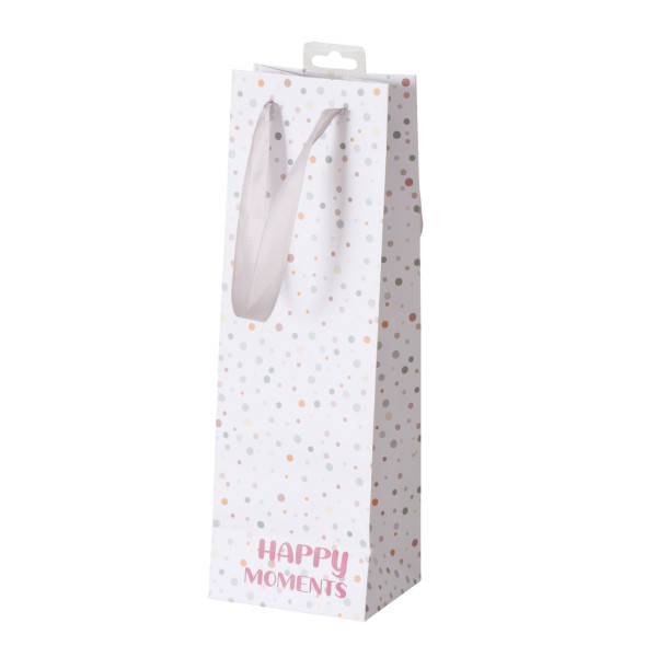 Geschenktasche LAVINA in weiß aus Papier