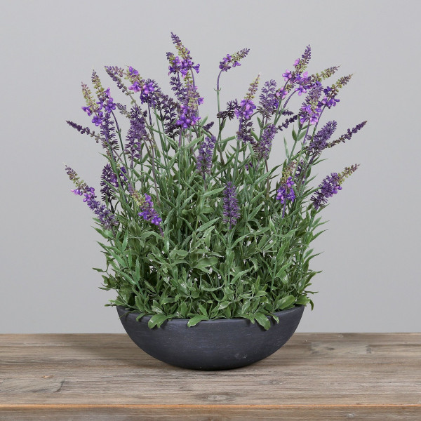 Kunstpflanze Lavendel in lavendel aus Kunststoff