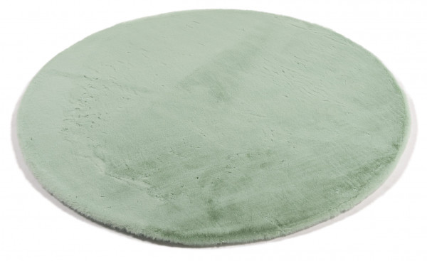 Teppich PLUSH rund grün