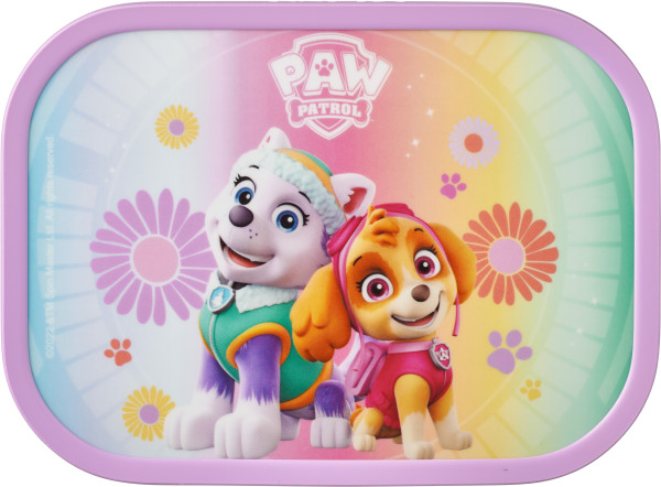 Brotdose PAW PATROL GIRLS in violett aus Kunststoff