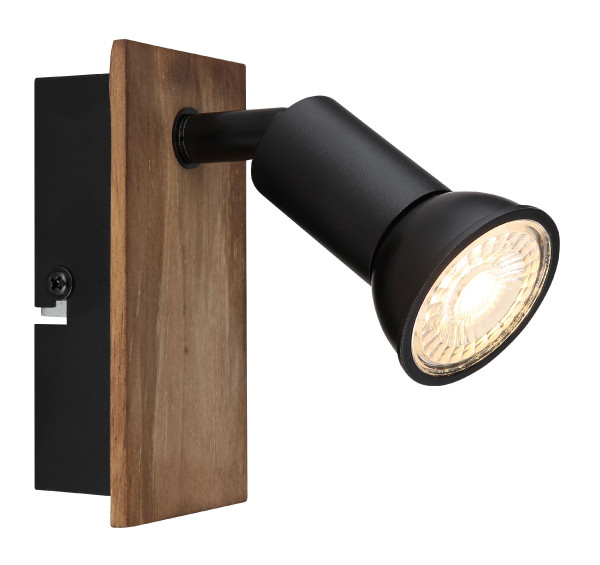 Strahler DREW in braun aus Holz