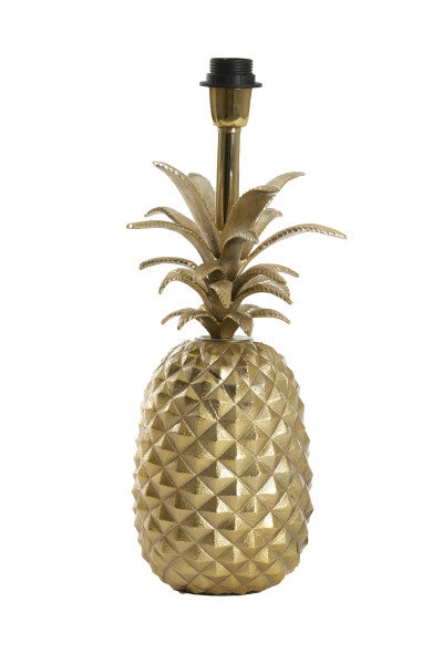Lampenfuss PINEAPPLE in goldfarben aus Metall