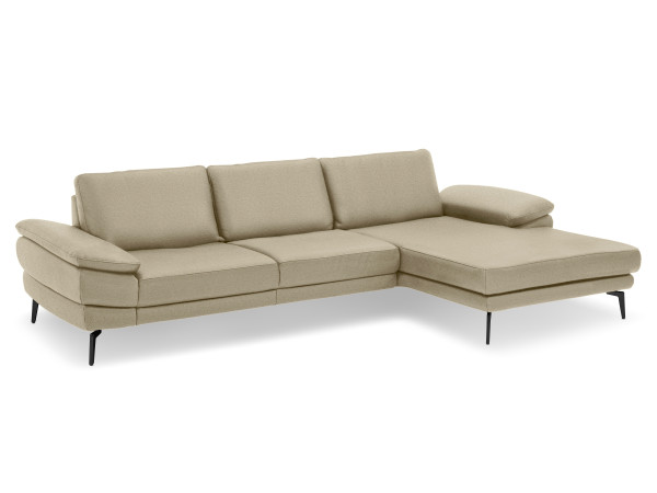 Polsterecke MONDO CIVITA in sand aus Stoff